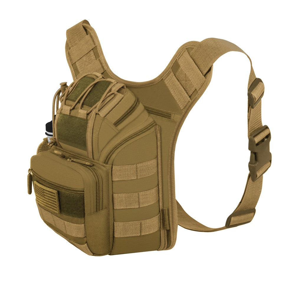 Mochila Militar Tactica Pechera Riñonera East West Sistema Molle Parche Gratis East West Bags