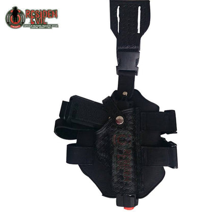 Funda Para Pistola Tipo Bianchi De Piel Piernera Residen Evil Militaría