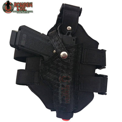 Funda Para Pistola Tipo Bianchi De Piel Piernera Residen Evil Militaría