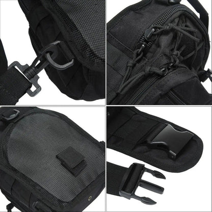 Mochila Táctica Militar Multiusos Pechera Cruzada Campismo vendor-unknown