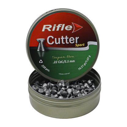 Diábolos .22 Para Rifle Deportivo Rifle Cutter 5.5mm 250pzas RIFLE S&F
