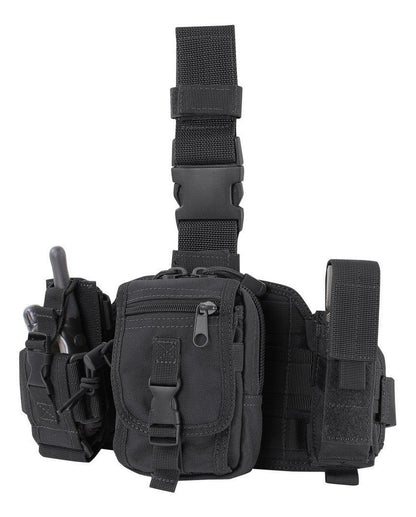 Piernera Militar De Accesorios Táctica Condor Negro