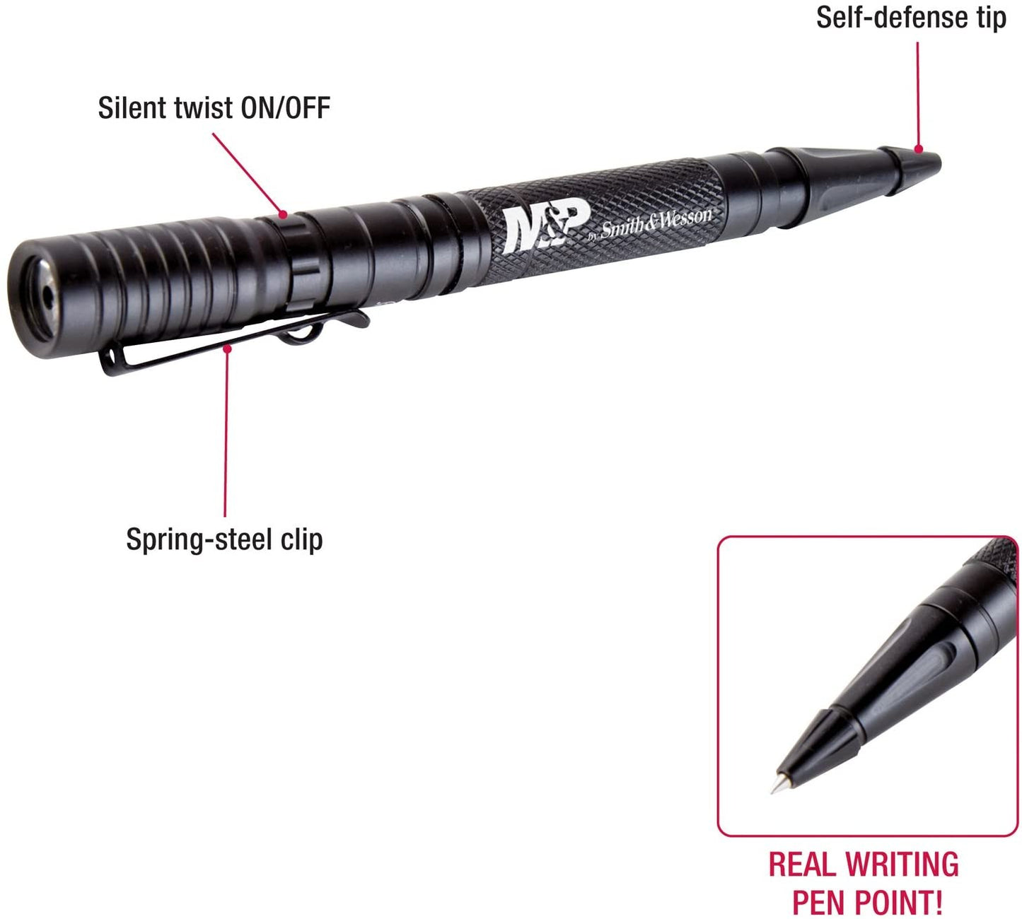 Linterna LED Boligrafo S&W 4 Modos Delta Force