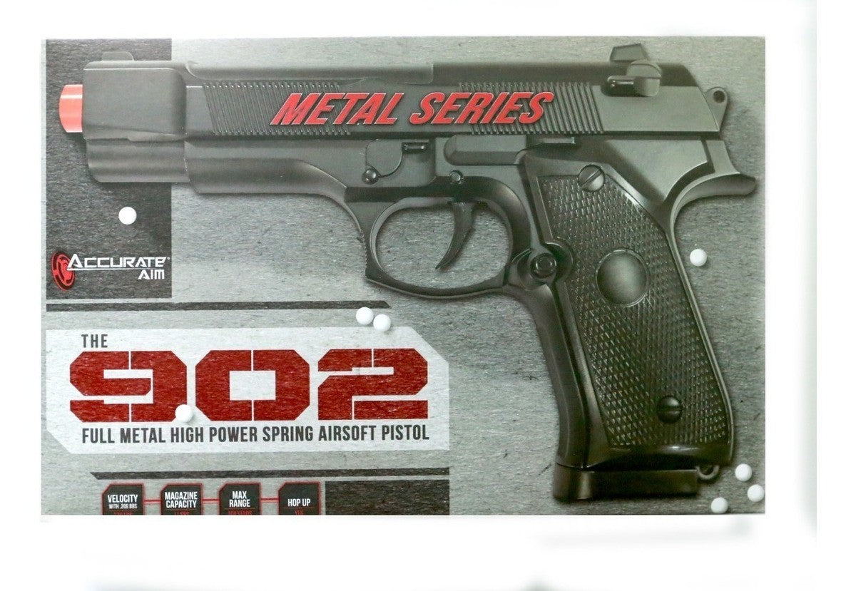 Pistola Beretta Airsoft Fullmetal 902 Accurate Aim 6mm