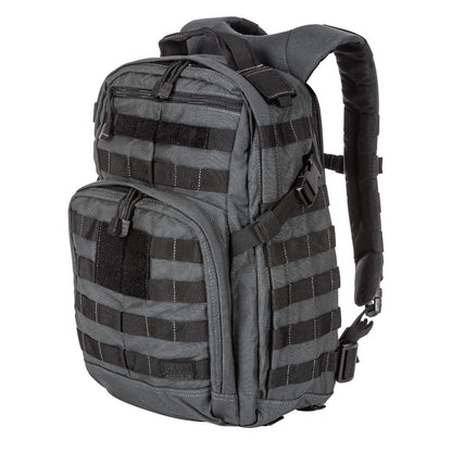 MOCHILA 5.11 RUSH 12 2.0 BACKPACK EN DOBLE TAP GRIS CON NEGRO