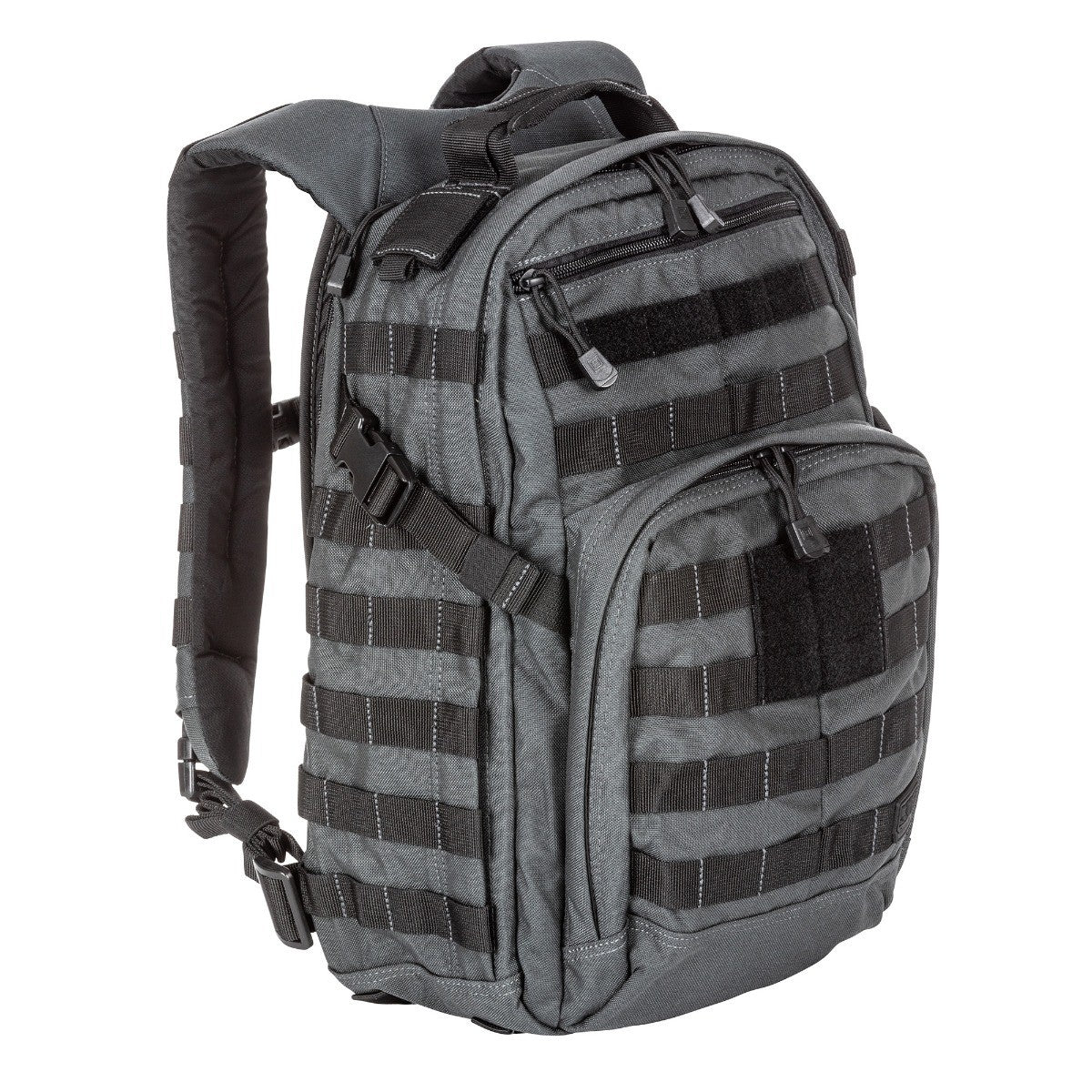 MOCHILA 5.11 RUSH 12 2.0 BACKPACK EN DOBLE TAP GRIS CON NEGRO
