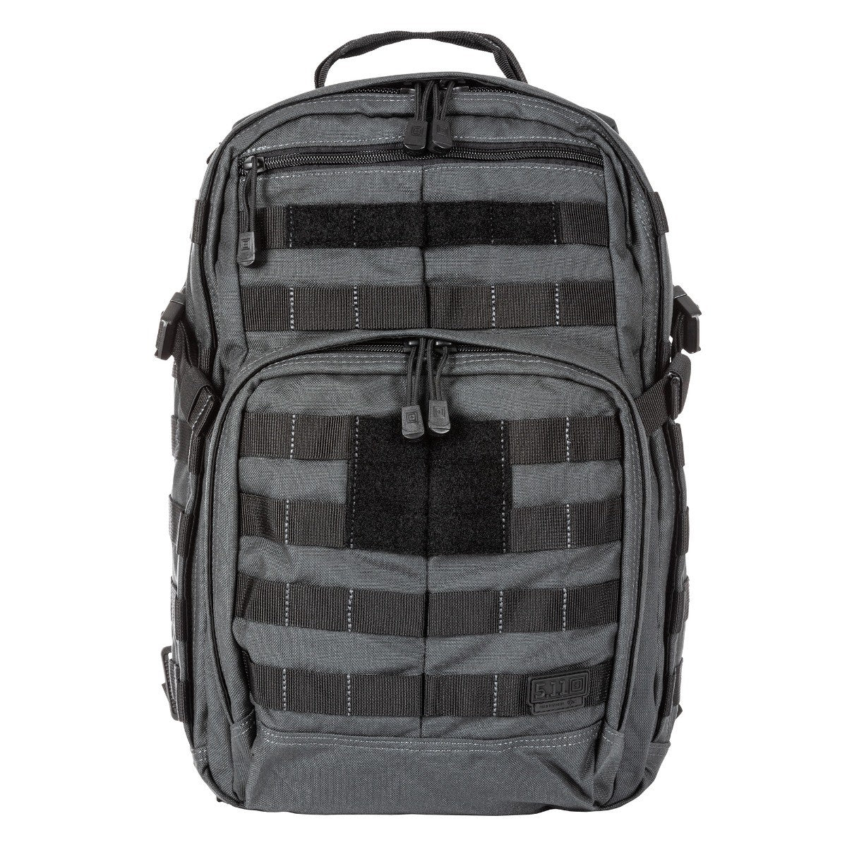 MOCHILA 5.11 RUSH 12 2.0 BACKPACK EN DOBLE TAP GRIS CON NEGRO