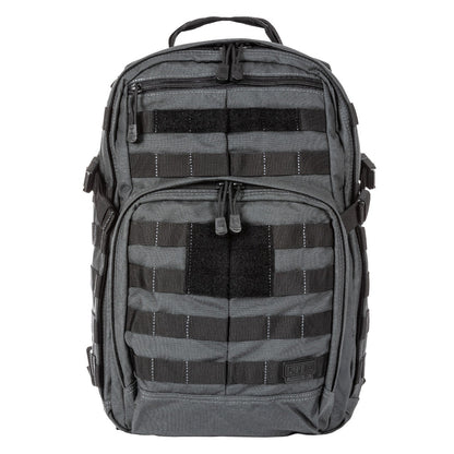MOCHILA 5.11 RUSH 12 2.0 BACKPACK EN DOBLE TAP GRIS CON NEGRO