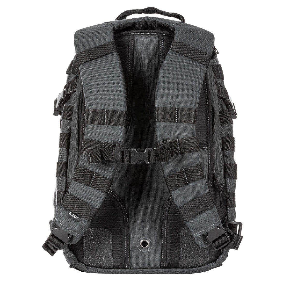 MOCHILA 5.11 RUSH 12 2.0 BACKPACK EN DOBLE TAP GRIS CON NEGRO