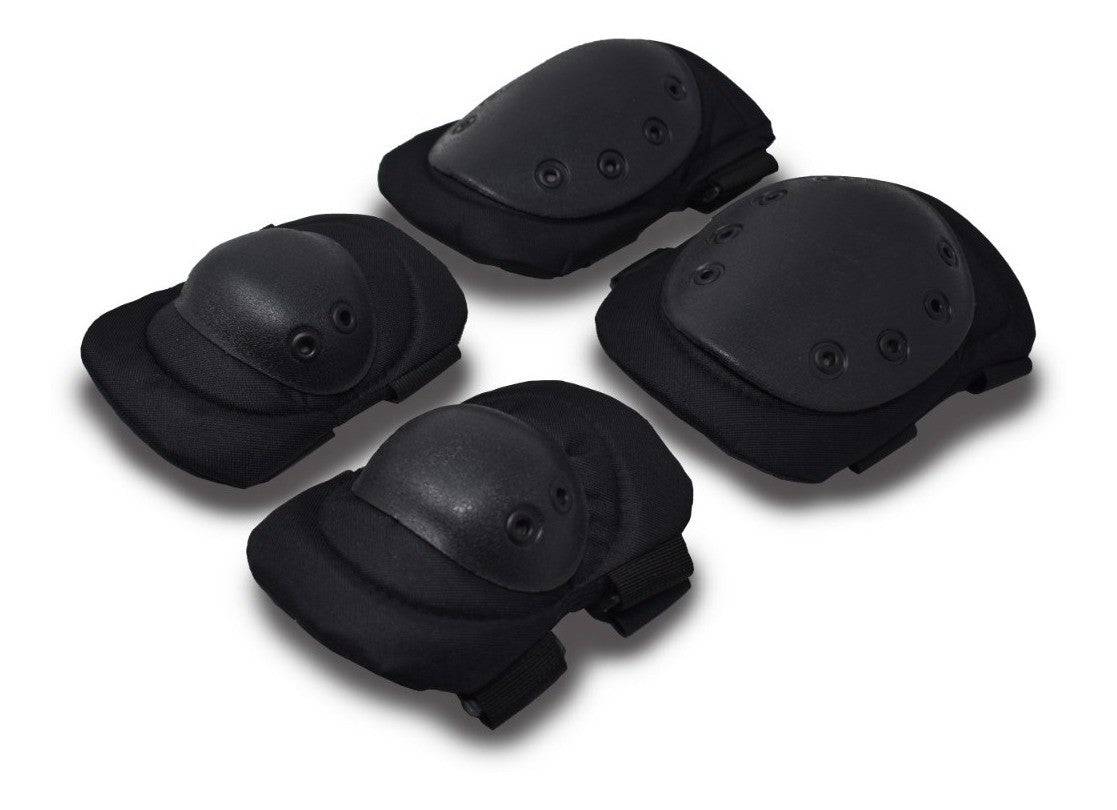 Kit Rodilleras Coderas Tácticas Militares Uso Rudo