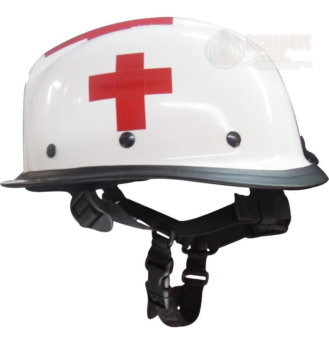 Casco Tipo Bullard Paramédico Cruz Roja Rescatista