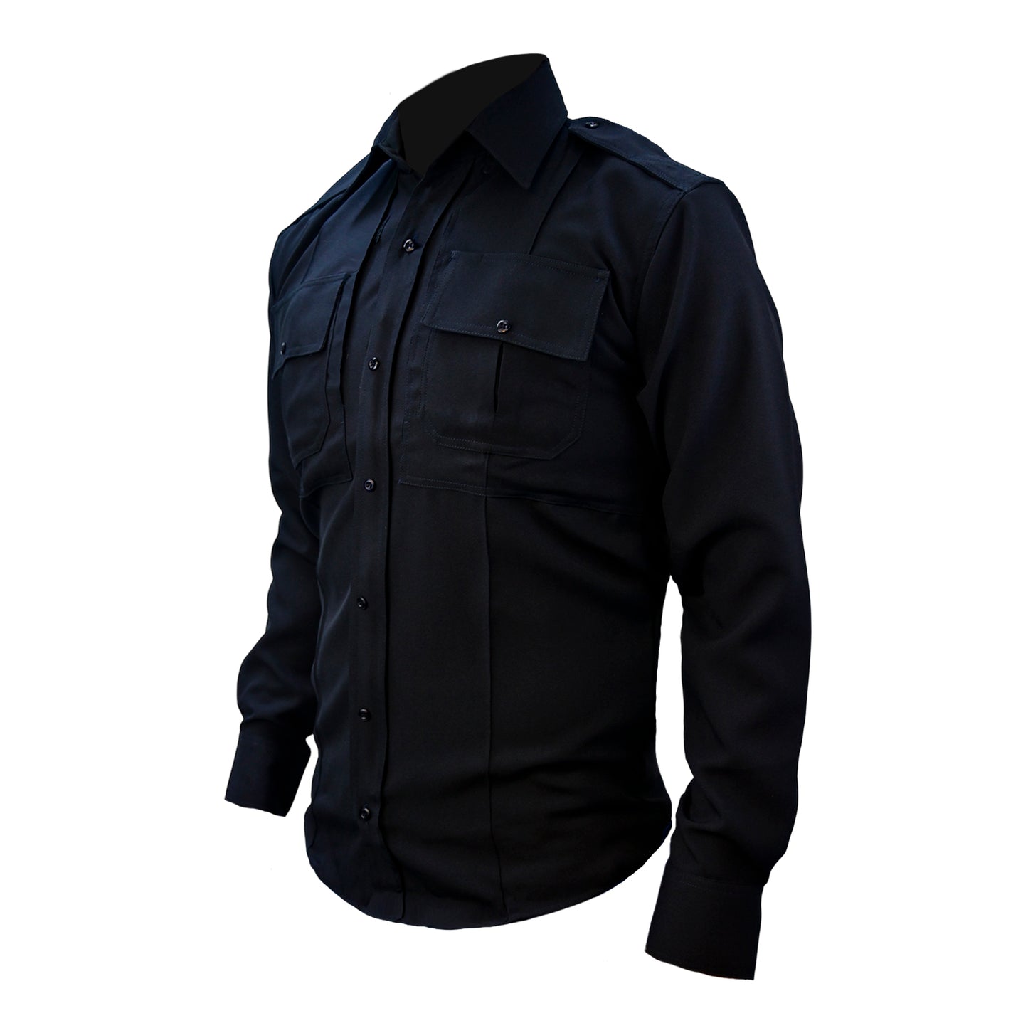 Camisa Táctica Uniforme Azul Marino Manga Larga Policía