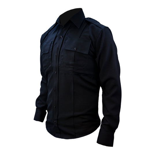Camisa Táctica Uniforme Azul Marino Manga Larga Policía