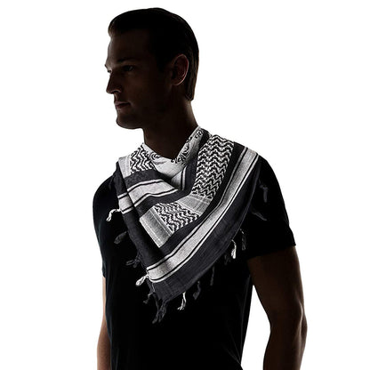 Bufanda Shemagh Arabe Palestina Militar 100% Algodón Original Voodo Voodoo Tactical