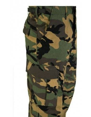 Pantalon Camuflajeado Hombre Camu Selva