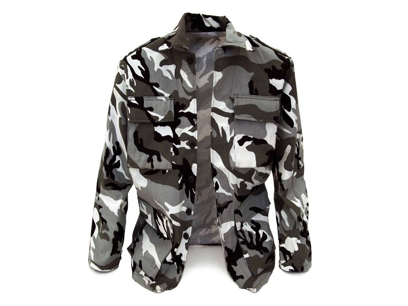 Camisola Camuflada Táctica Gabardina Nieve
