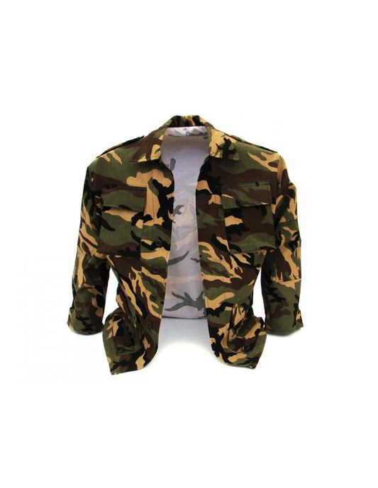 Camisola Camuflada Tactica Gabardina Selva