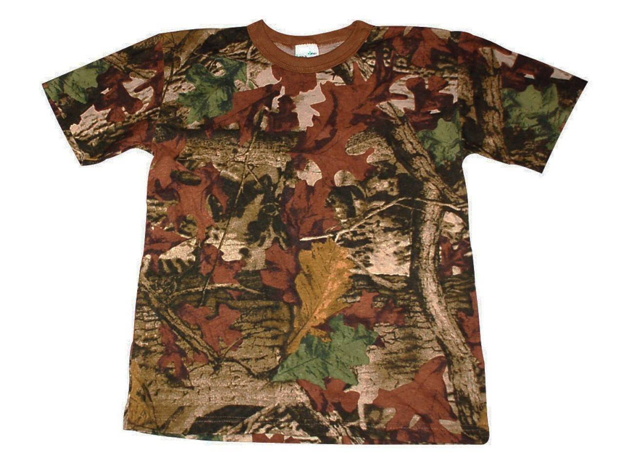 Playera Camuflada Manga Corta Algodón Hombre