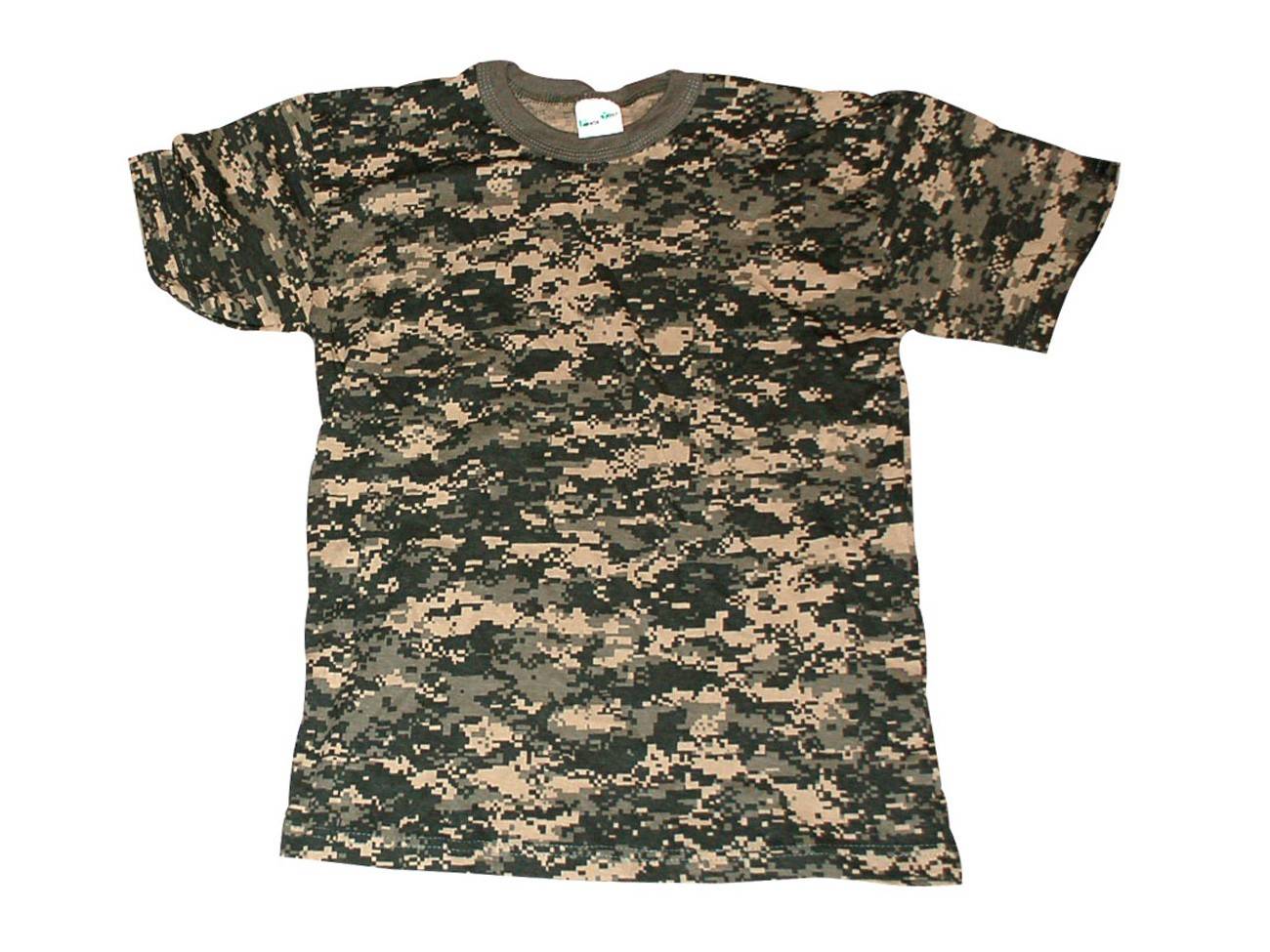 Playera Camuflada Manga Corta Algodón Hombre