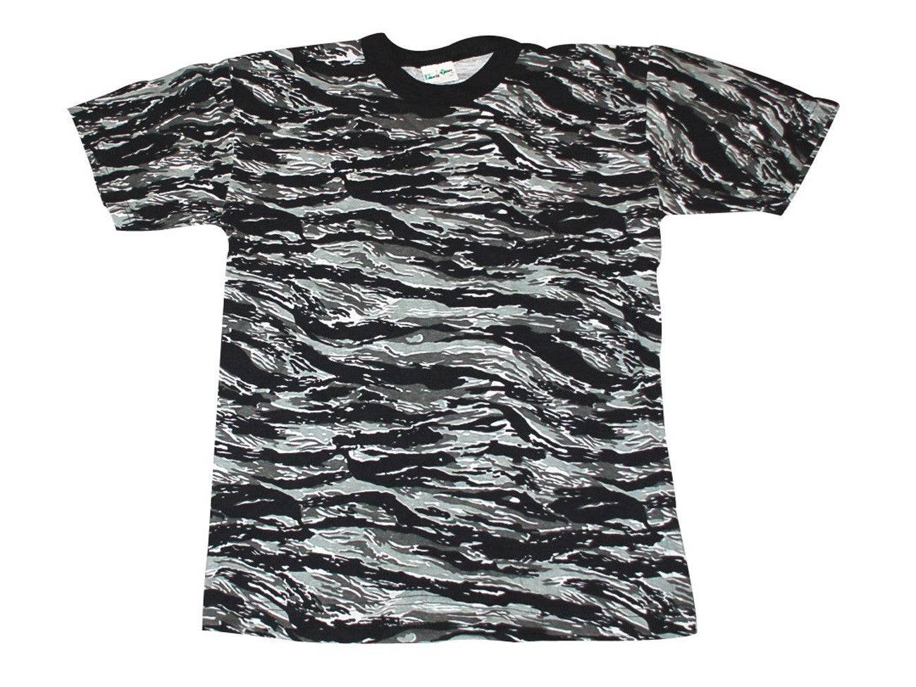 Playera Camuflada Manga Corta Algodón Hombre