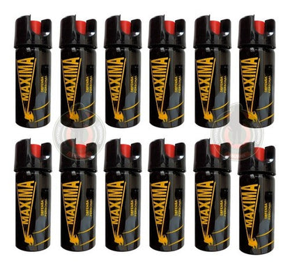 50 Piezas de Gas Pimienta Lacrimogeno 90G Paquete Premium Máxima