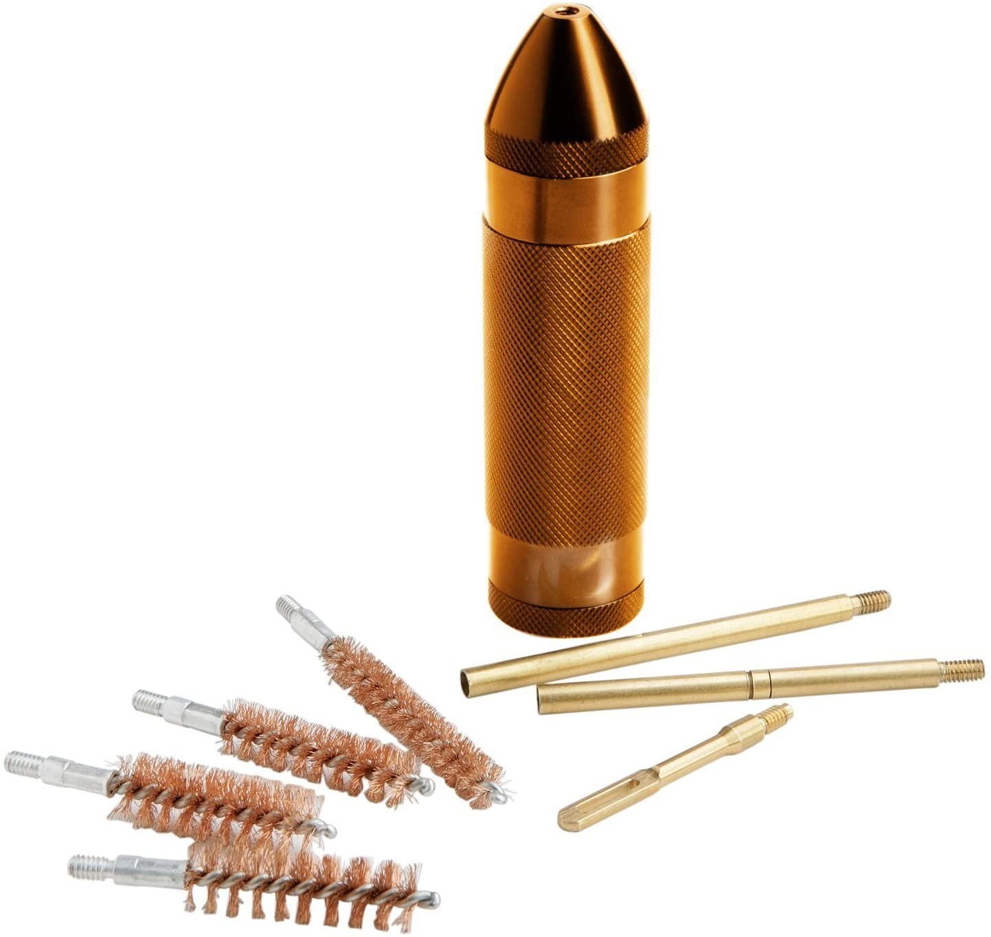 Kit Limpieza Cepillos Para Pistola Hoppes .22 .380 9mm 38spl .357 .40 .45