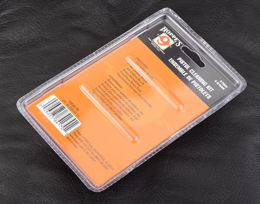 Kit Limpieza Cepillos Para Pistola Hoppes .22 .380 9mm 38spl .357 .40 .45