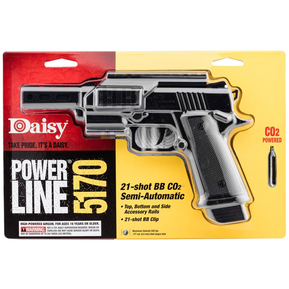 Pistola Daysi CO2 Power Line 5170 Balines .177