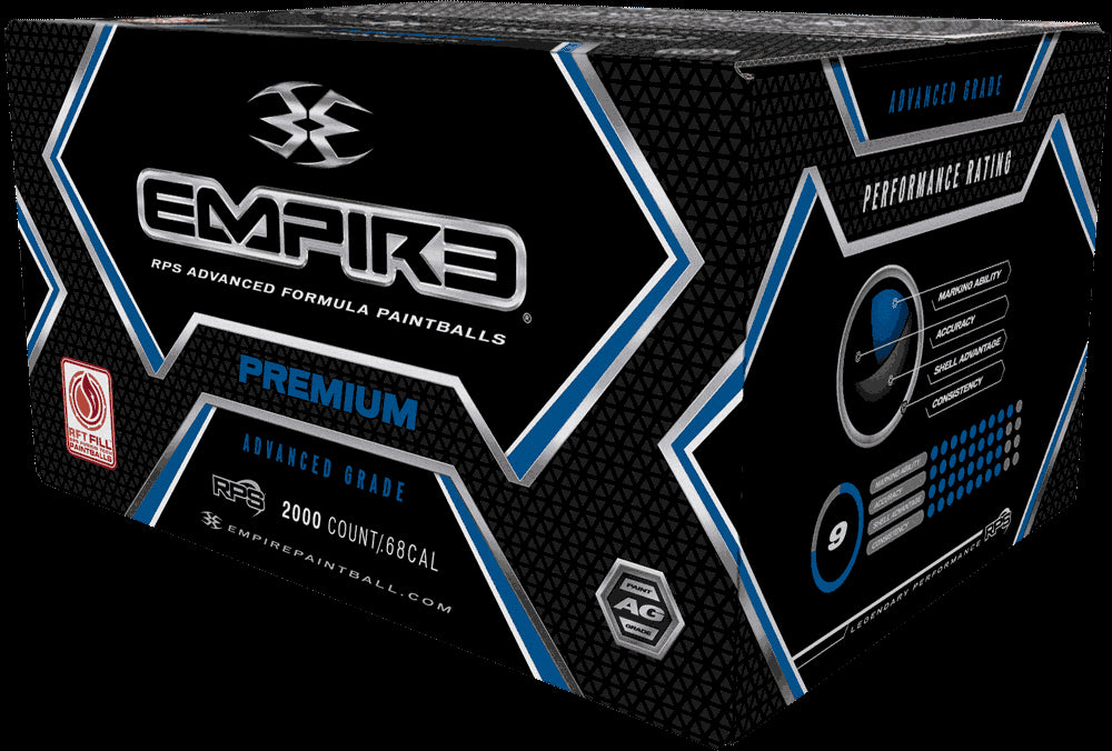Caja 2000 Bolas de Pintura Empire Paintballs PREMIUM