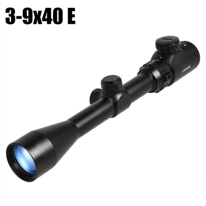 Mira Telescópica 3-9x40 E Riel 11mm Iluminación Óptica RE