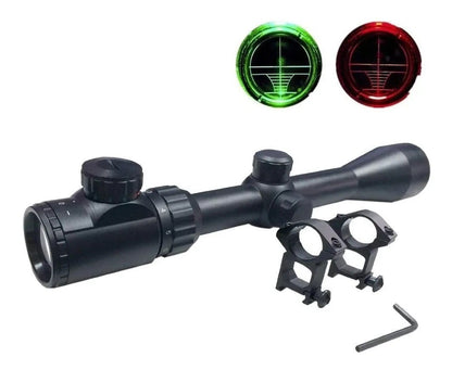 Mira Telescópica 3-9x40 E Riel 11mm Iluminación Óptica RE