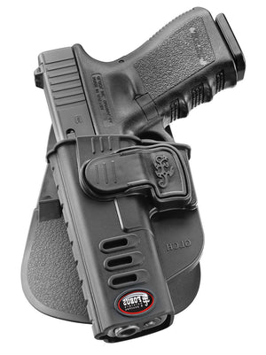 Funda Holster Con Seguro Activo Glock 17/19 Diestro Zurdo Frontal