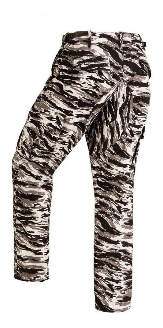 Pantalón Camuflajeado Militar Tigre Blanco