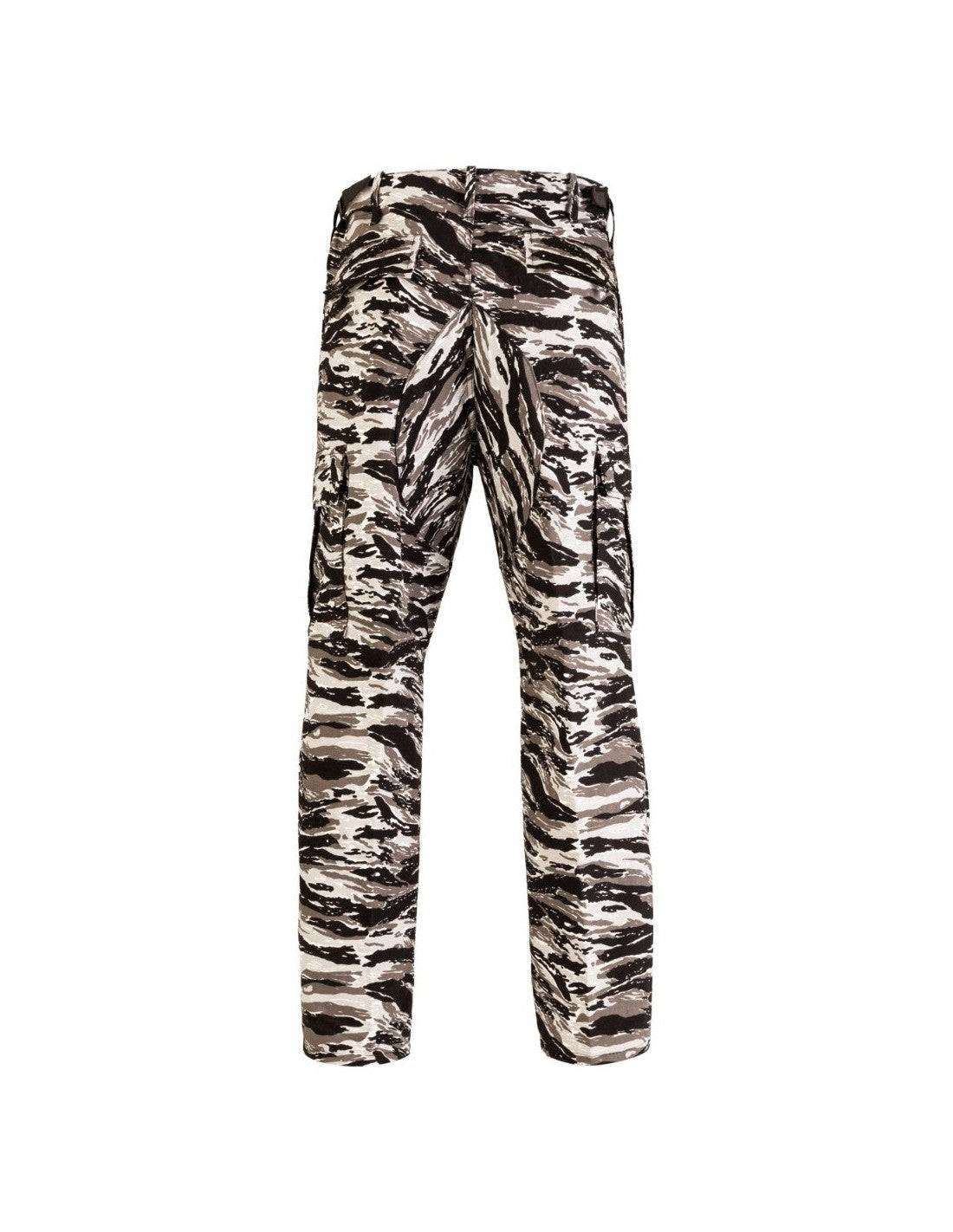 Pantalón Camuflajeado Militar Tigre Blanco