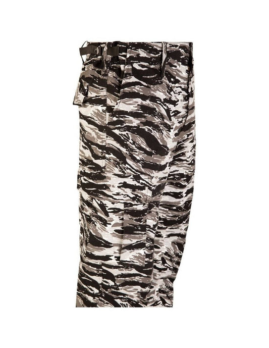 Pantalón Camuflajeado Militar Tigre Blanco