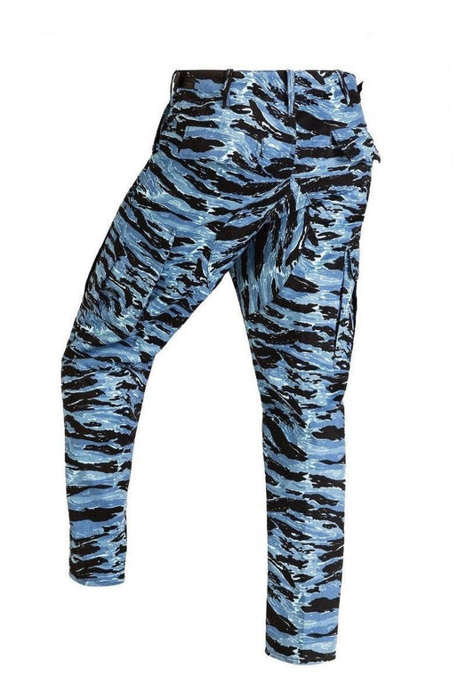 Pantalón Camuflajeado Militar Tigre Azul