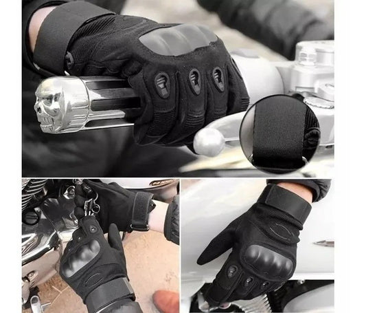 Guantes De Moto Tácticos Militares Dedo Nudillo Refor Unisex