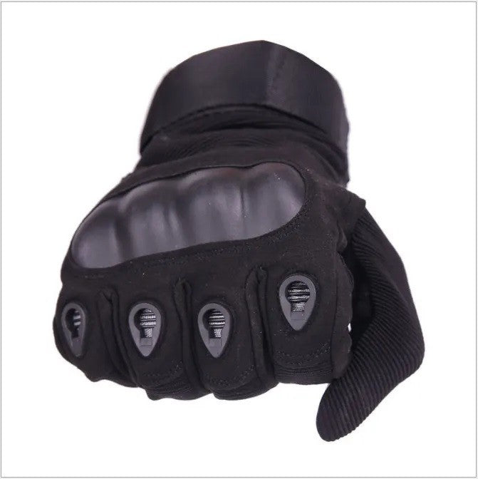 Guantes De Moto Tácticos Militares Dedo Nudillo Refor Unisex
