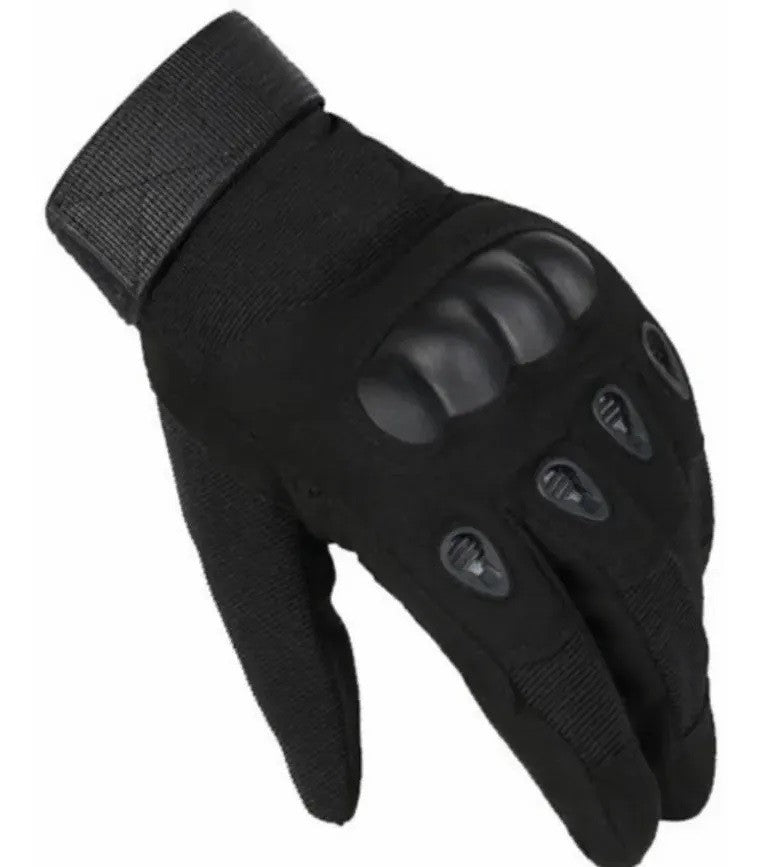 Guantes De Moto Tácticos Militares Dedo Nudillo Refor Unisex