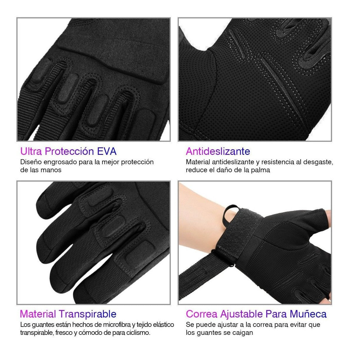 Guantes Tacticos para Deportes Exteriores
