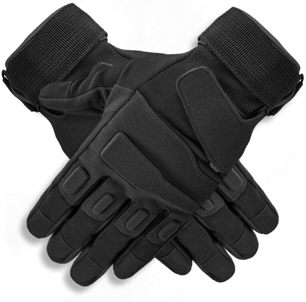 Guantes tácticos para hombres, guantes Airsoft, guantes tácticos sin dedos,  para tiro, caza, motociclismo, guantes tácticos sin dedos para moto,  motocicleta, ciclismo, escalada, senderismo