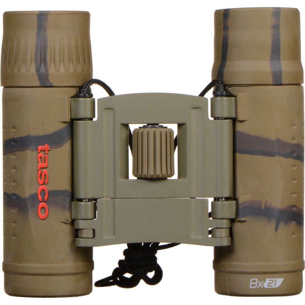 Binoculares compactos Tasco 8x21 Essentials (camuflaje marrón)