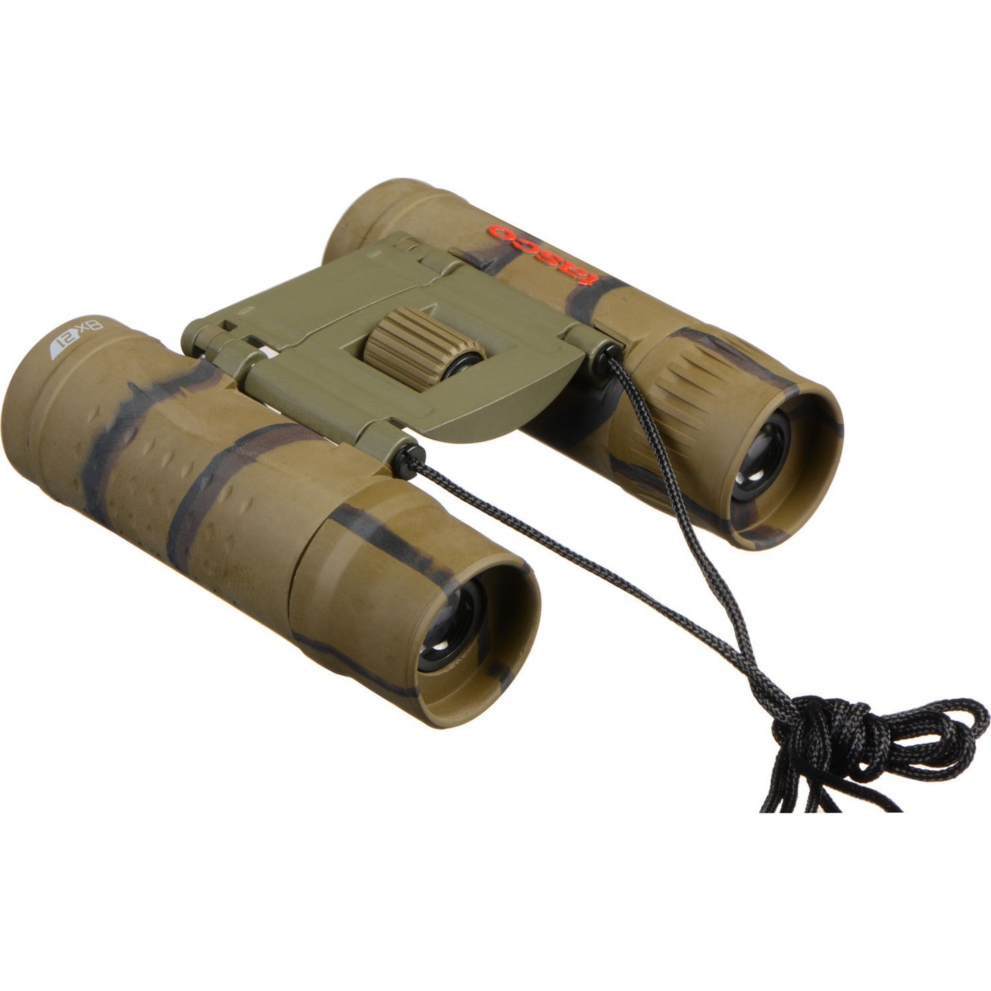 Binoculares compactos Tasco 8x21 Essentials (camuflaje marrón)