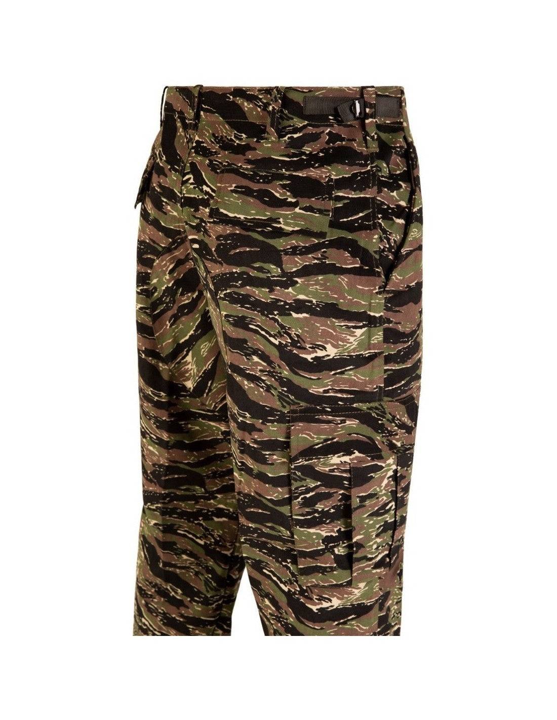 Pantalón Camuflajeado Militar Tigre Verde
