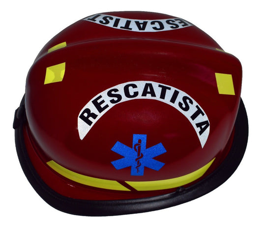 Casco Rescatista Paramédico Cruz Roja Alto Impacto