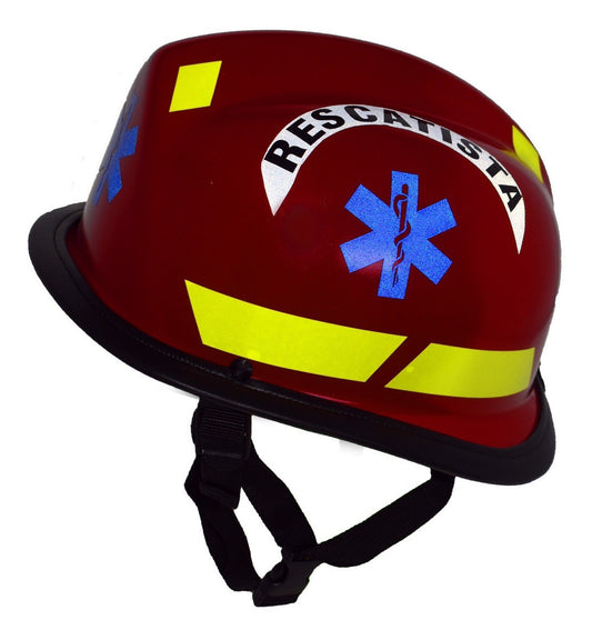 Casco Rescatista Paramédico Cruz Roja Alto Impacto