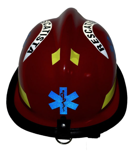 Casco Rescatista Paramédico Cruz Roja Alto Impacto