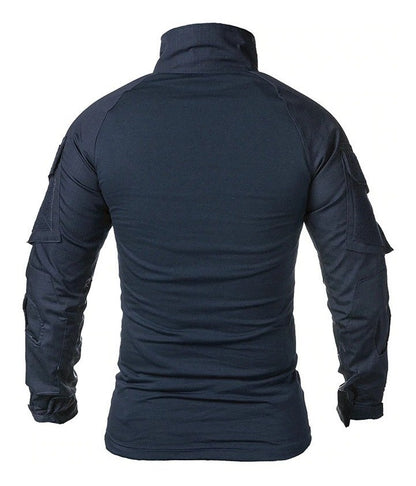 Playera De Combate Táctica Rápida Militar Camisa Porta parche