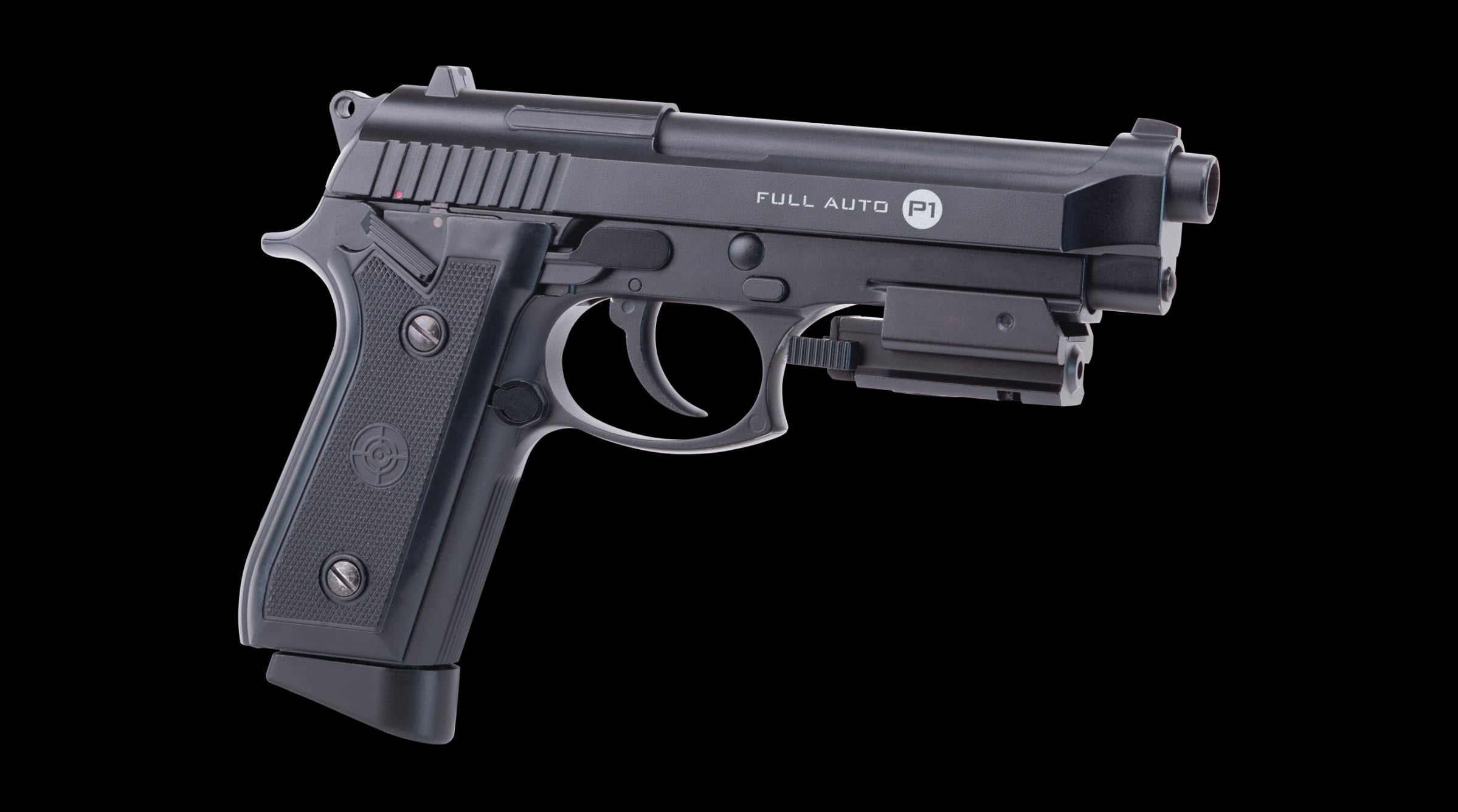 Pistola de aire Crosman P1 Automática Blowback Mira Laser 400fps