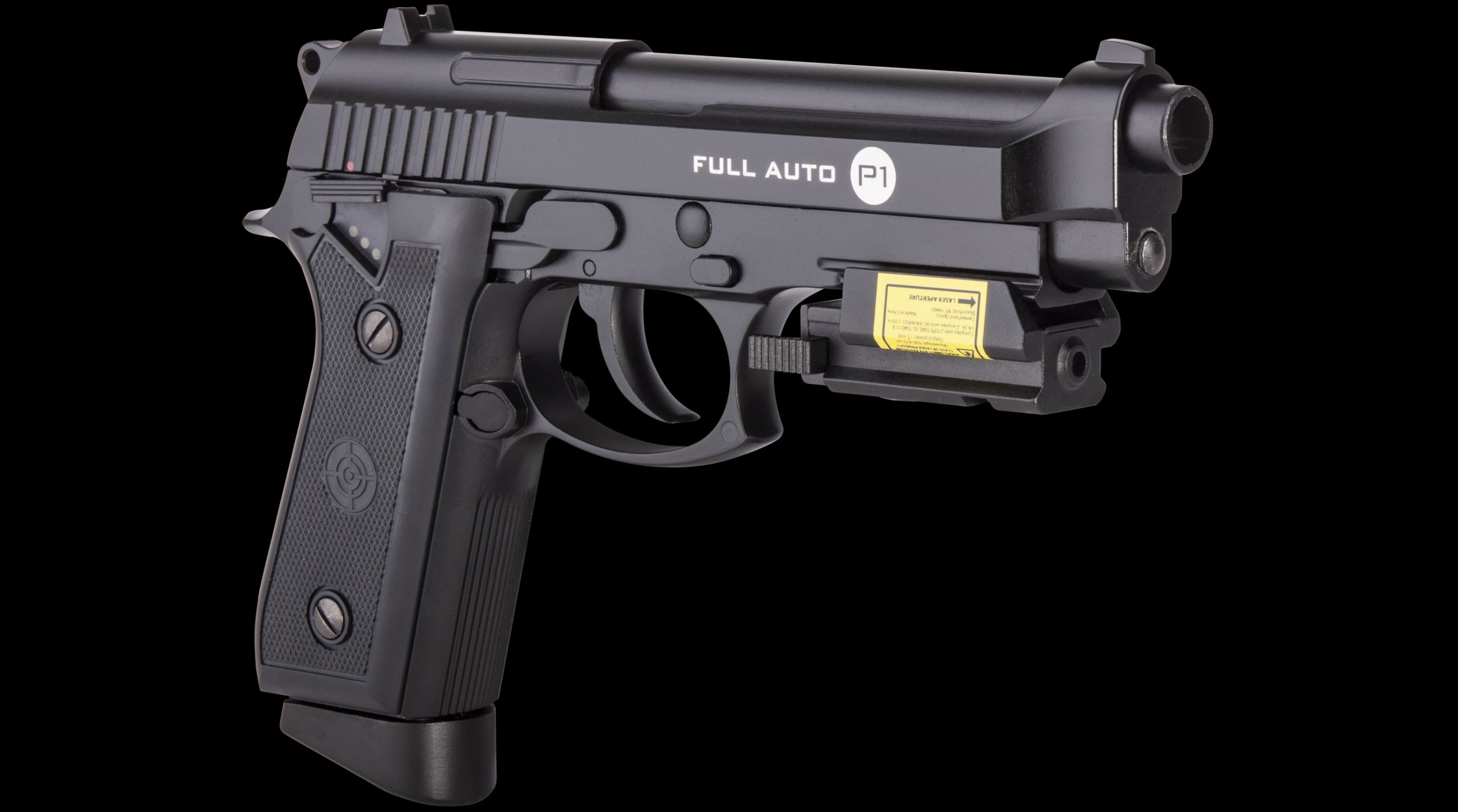 Pistola de aire Crosman P1 Automática Blowback Mira Laser 400fps